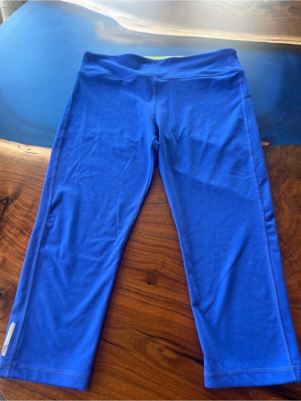 Women’s Marika Tek Blue Capri Leggings